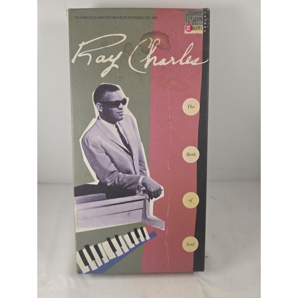 Ray Charles The Birth of Soul 1952-1959 3 CD Box Set Atlantic 82310-2 w/ Booklet